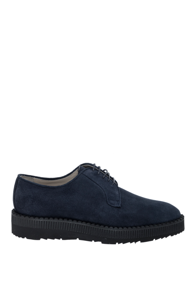 Kiton dark blue suede shoes with chunky serrated soles
164230 - photo 1