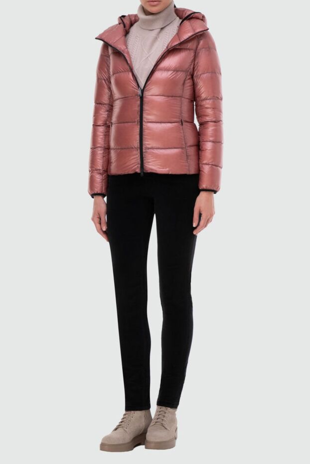 Herno fitted pink down jacket with an accent on the voluminous collar
 164465 - photo 2