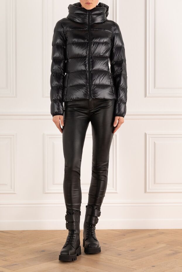 Herno women's short black down jacket with hood
 164466 - photo 2