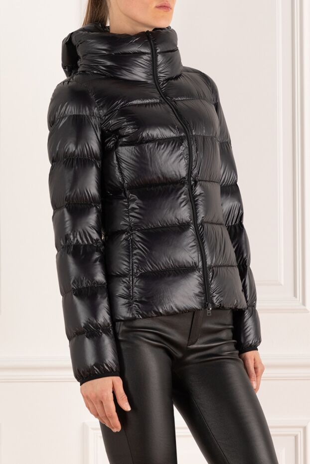 Herno women's short black down jacket with hood
 164466 - photo 3