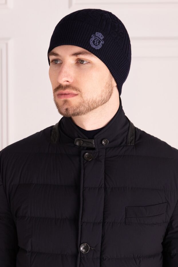 Billionaire blue woolen hat for men 164471 - photo 2
