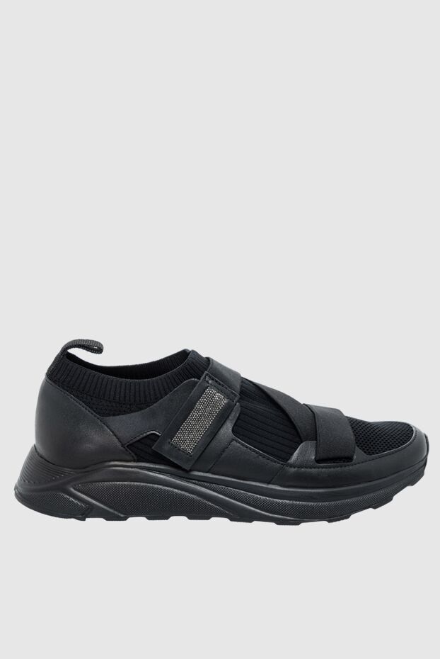 Fabiana Filippi women's sneakers with elastic straps in black 164515 - photo 1