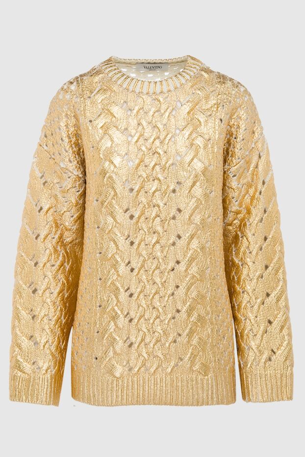 Valentino yellow wool jumper for women 164622 - photo 1