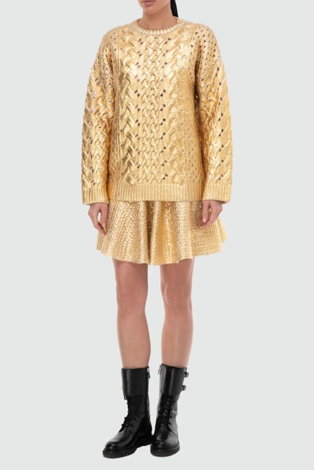 Valentino yellow wool jumper for women 164622 - photo 2