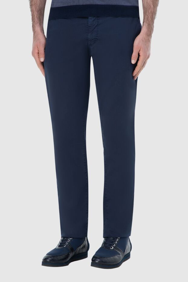 Zilli men's cotton trousers soft dark blue
164657 - photo 2