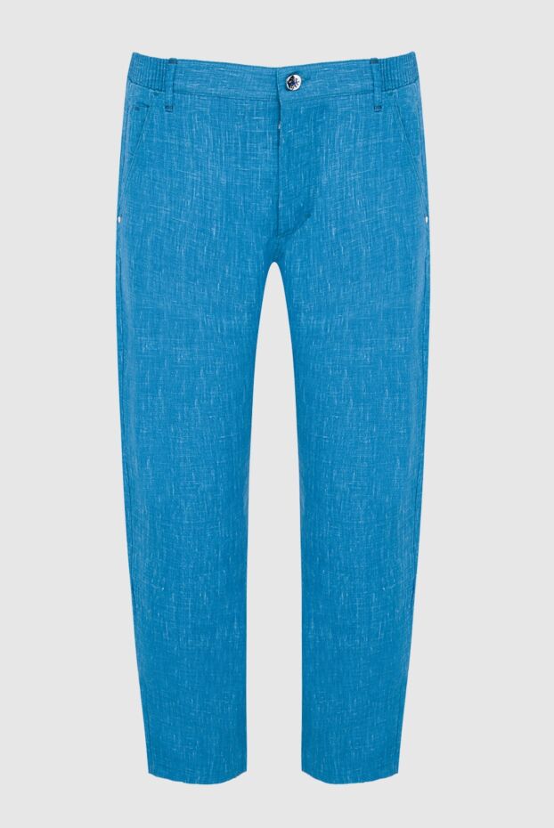 Zilli blue linen men's textured trousers
164672 - photo 1
