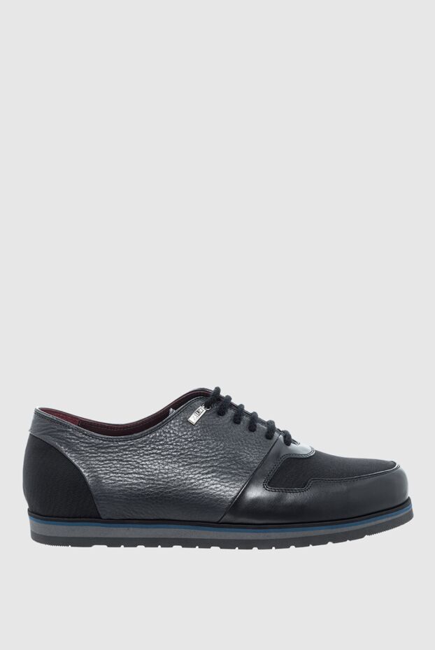Men's sneakers with matte insert and grainy texture
- photo 1