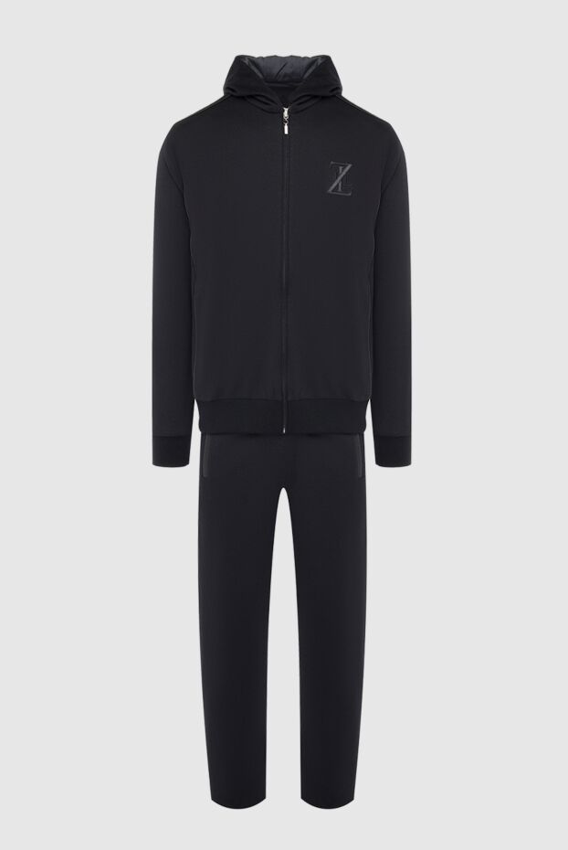 Zilli men’s dark blue tracksuit with reversible hoodie 164772 - photo 1