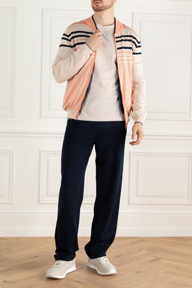 Zilli beige cotton and silk sports suit for men 164782 - photo 2