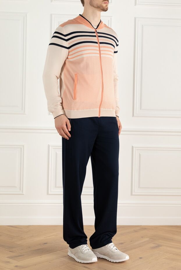 Zilli beige cotton and silk sports suit for men 164782 - photo 3