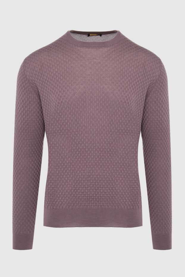 Zilli brown jumper with textured knitting for men 164958 - photo 1