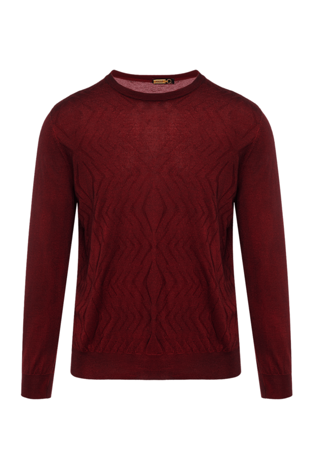 Zilli burgundy jumper decorated with pattern for men 164971 - photo 1