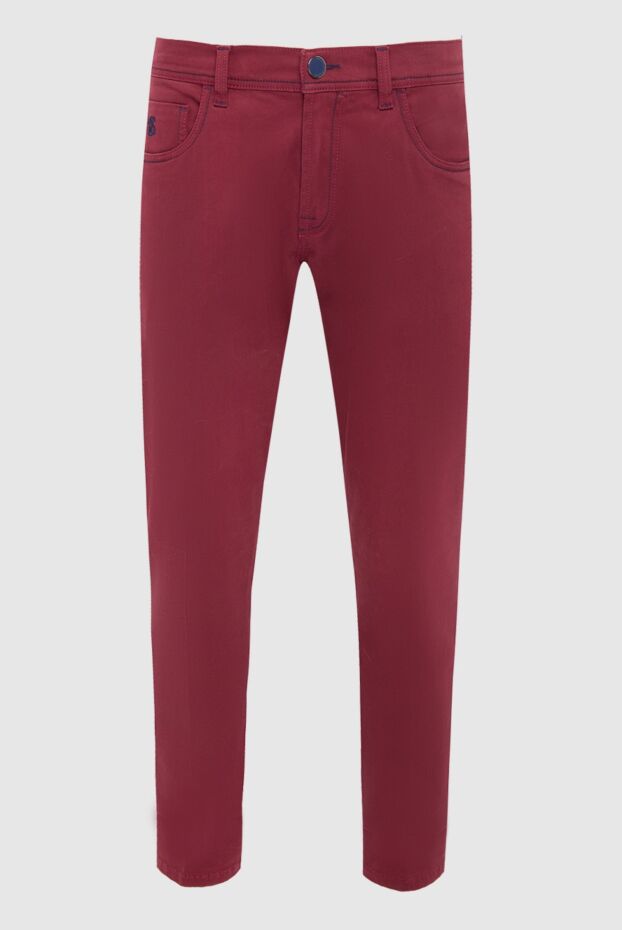 Scissor Scriptor burgundy cotton and polyester jeans. men's 165061 - photo 1
