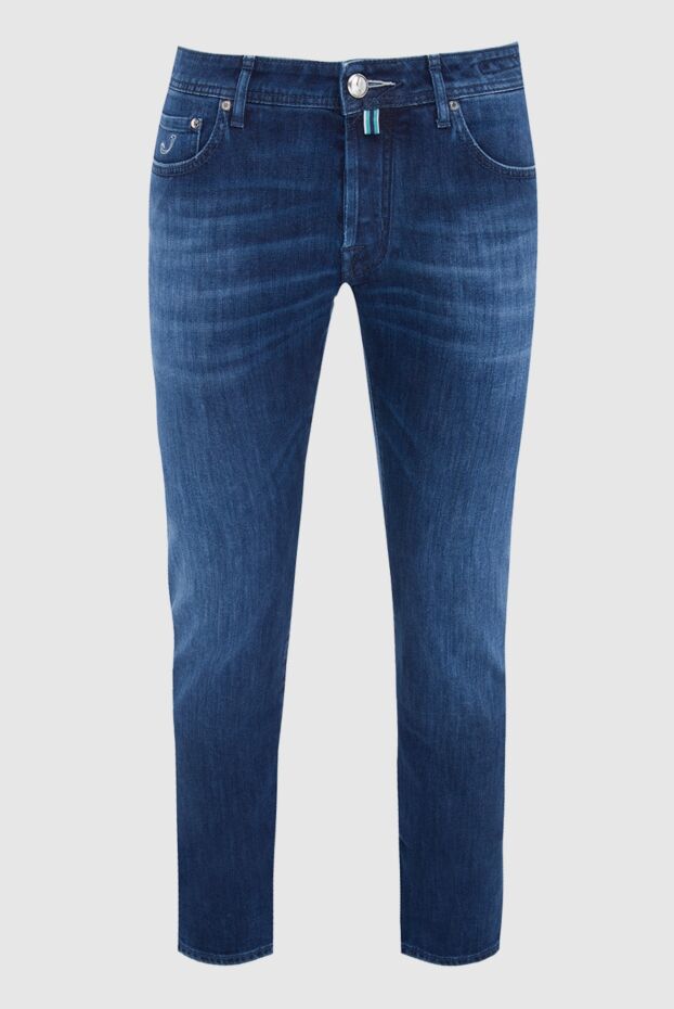 Jacob Cohen blue jeans with light abrasions and creases made of stretch cotton denim 165087 - photo 1