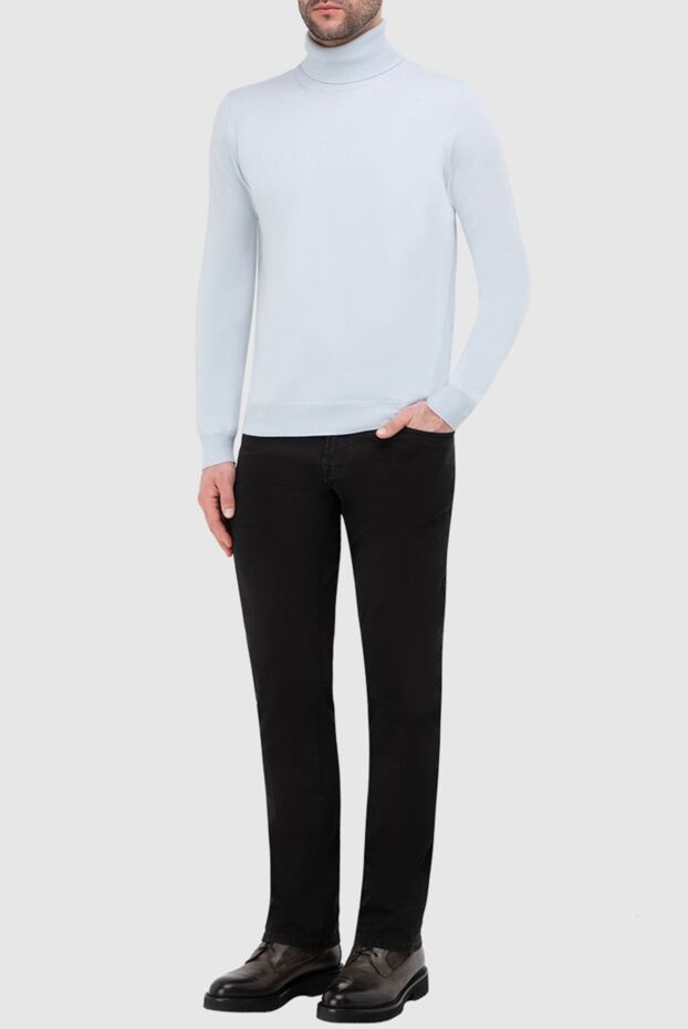 Malo men's cashmere golf blue 165290 - photo 3