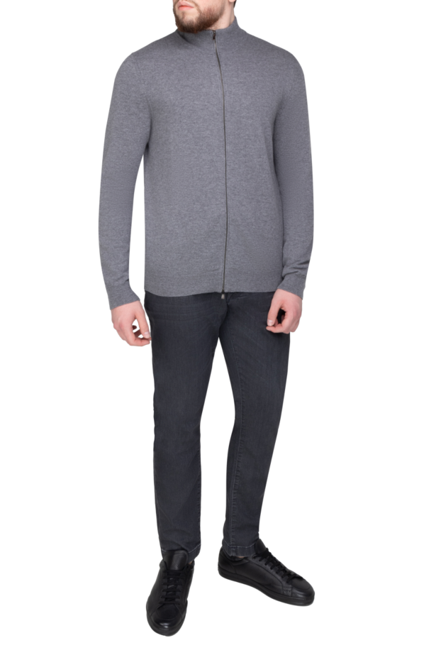Malo cardigan for men from cashmere gray 165319 - photo 3