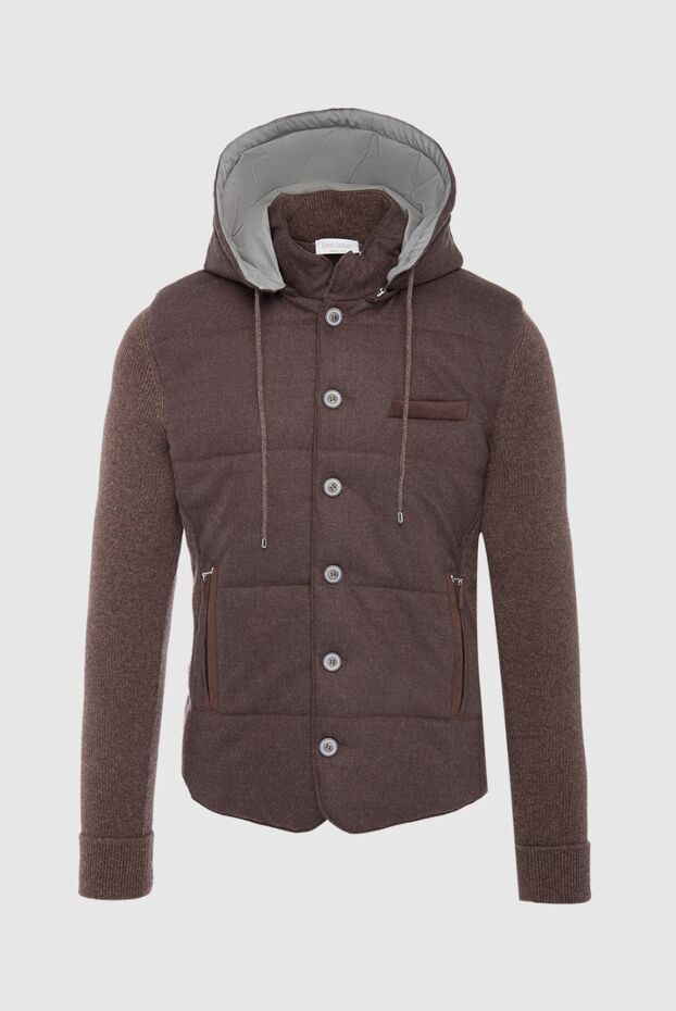 Gran Sasso brown wool jacket for men 165524 - photo 1