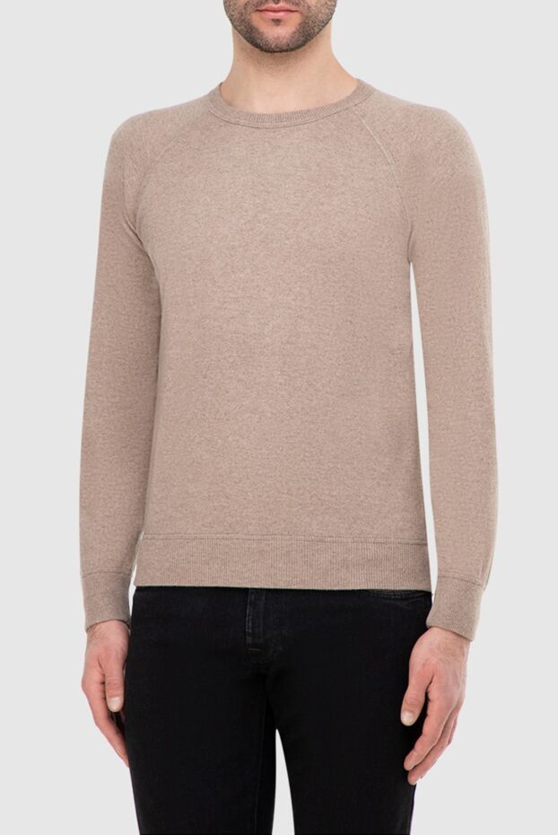 Gran Sasso cashmere jumper beige for men 165718 - photo 3
