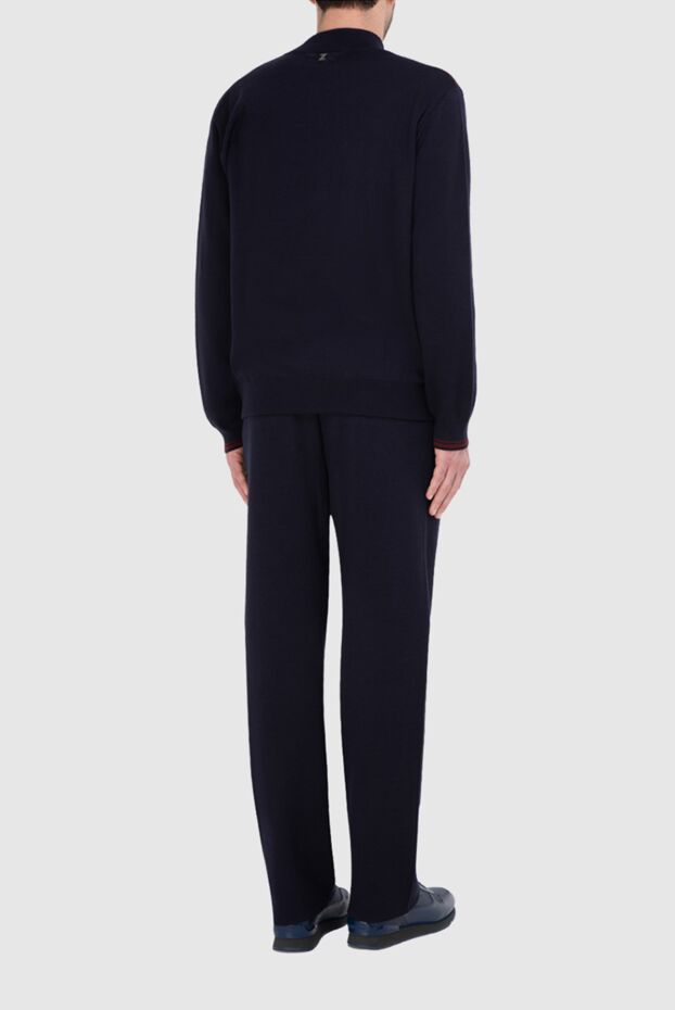 Zilli dark blue suit with burgundy insert made of cashmere and silk

 165760 - photo 3