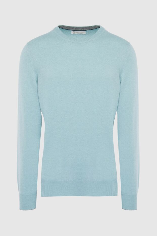 Brunello Cucinelli green cashmere jumper for men 165923 - photo 1