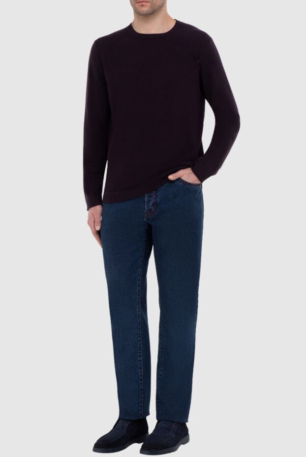 Brunello Cucinelli ерлерге арналған күлгін кашемир жемпірі 165931 - фото 2