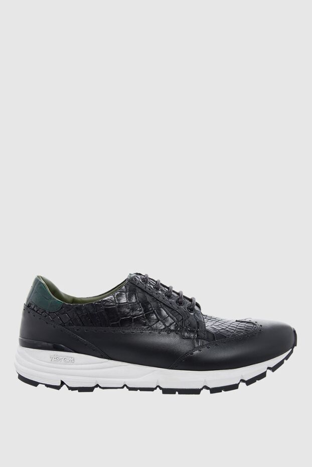 Tardini sneakers in glossy crocodile leather with a cushioned sole and contrast trim
165999 - photo 1