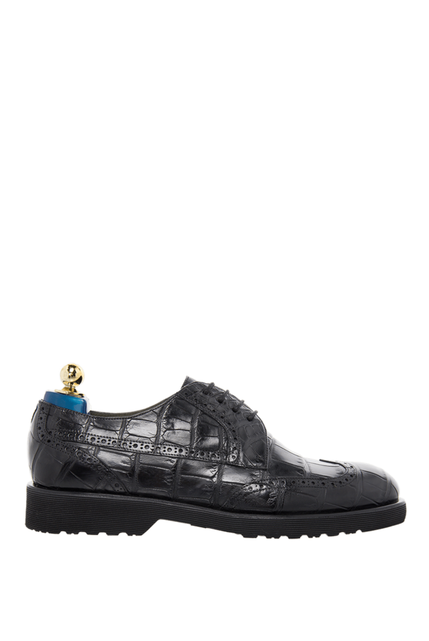 Tardini classic wingtip brogues made of genuine black alligator leather
166000 - photo 1