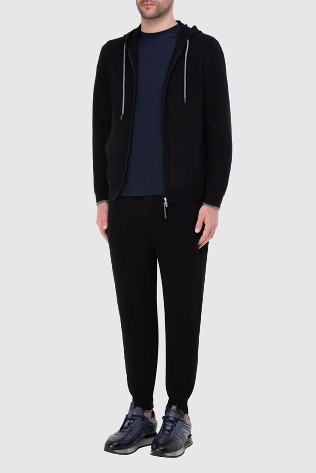 Gran Sasso black cashmere men's sports suit 166040 - photo 2