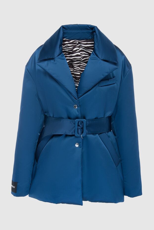 Khrisjoy women's short blue down jacket with belt
166126 - photo 1