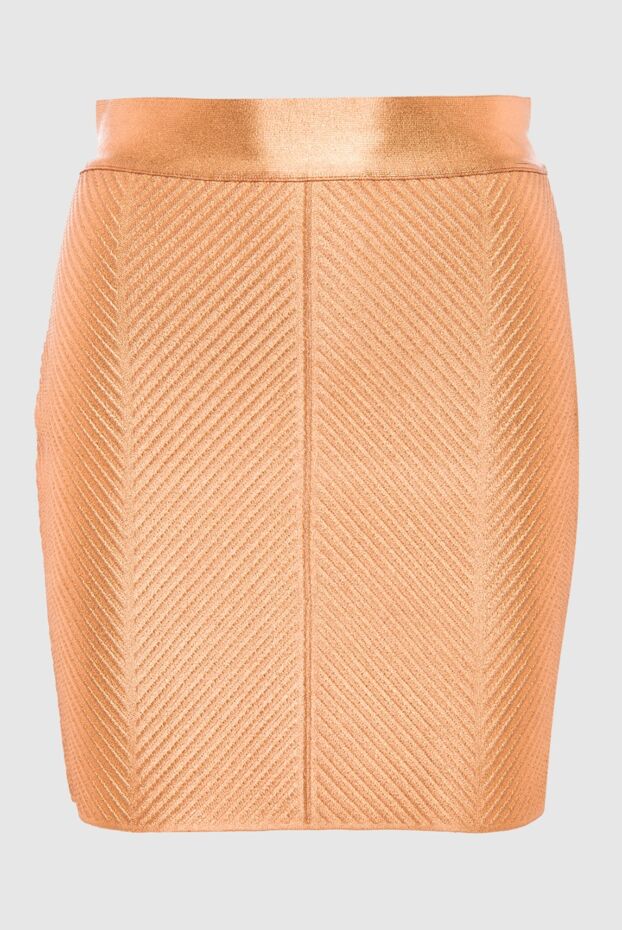 Herve Leger беті текстуралы және мыс көлеңкесінде жарқыраған фигуралы юбка
166170 - фото 1