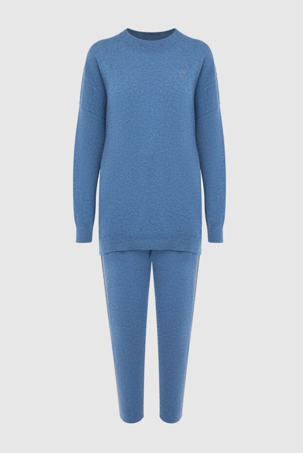 Re Vera walking suit made of cashmere blue for women 166300 - photo 1