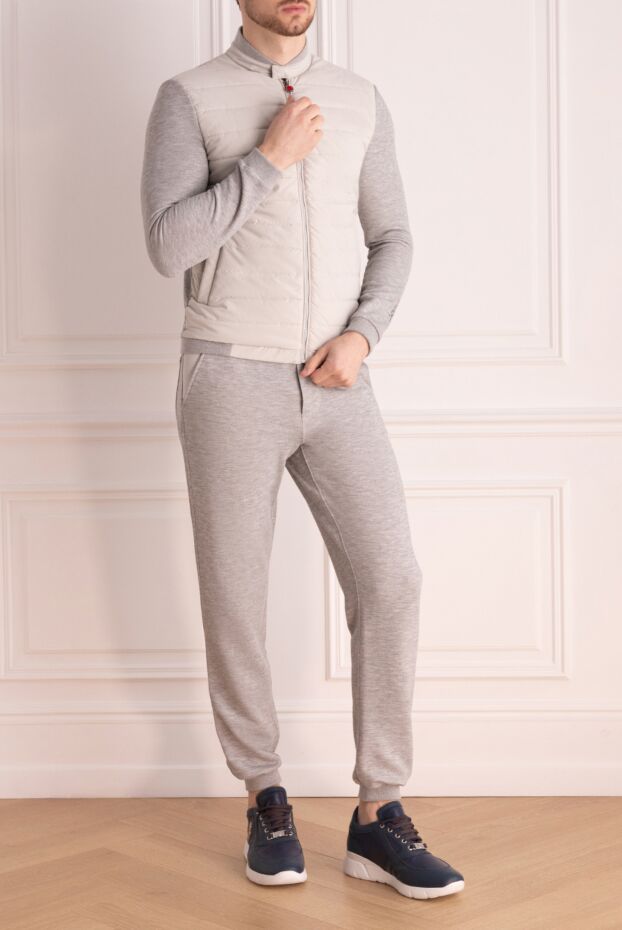 Kiton спортивный костюм на молнии с жилетной отделкой и манжетами
 166336 - фото 2