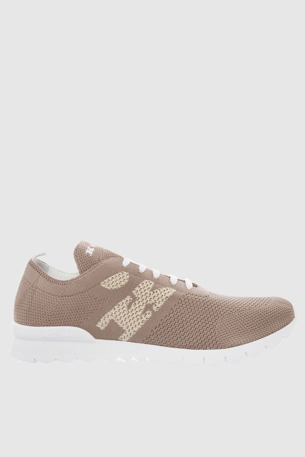 Kiton lightweight beige sneakers with a breathable structure and a logo on the side
166344 - photo 1