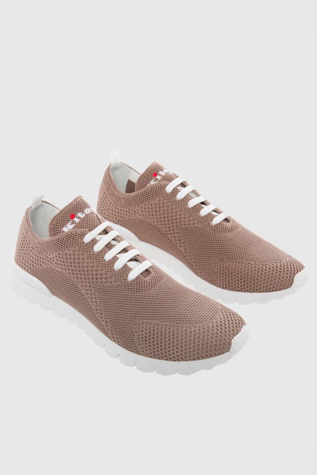 Kiton дышащие трикотажные кроссовки в оттенке капучино
 166360 - фото 3