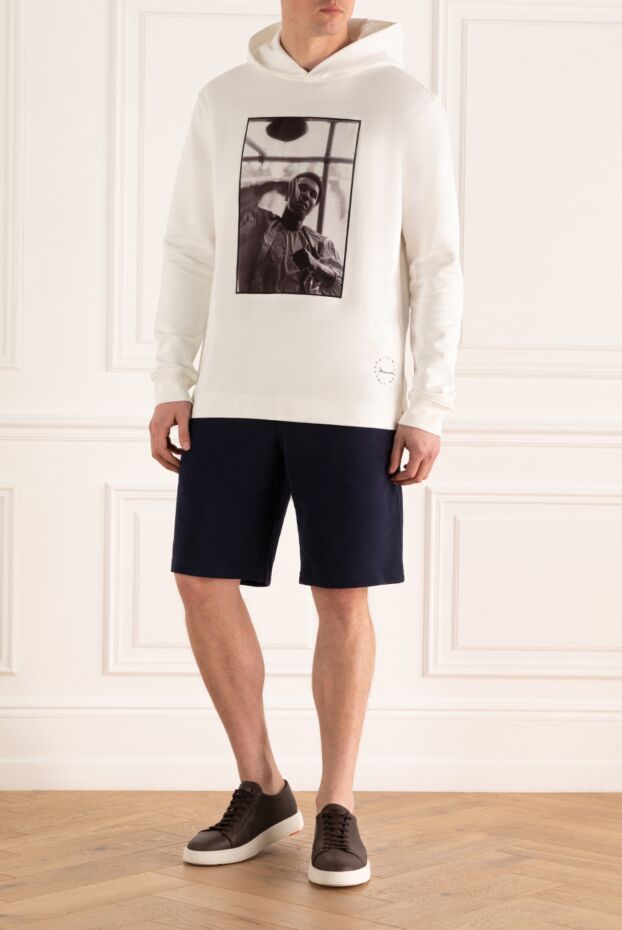 Brunello Cucinelli sports shorts with an elastic waistband and contrasting zippers 166410 - photo 2