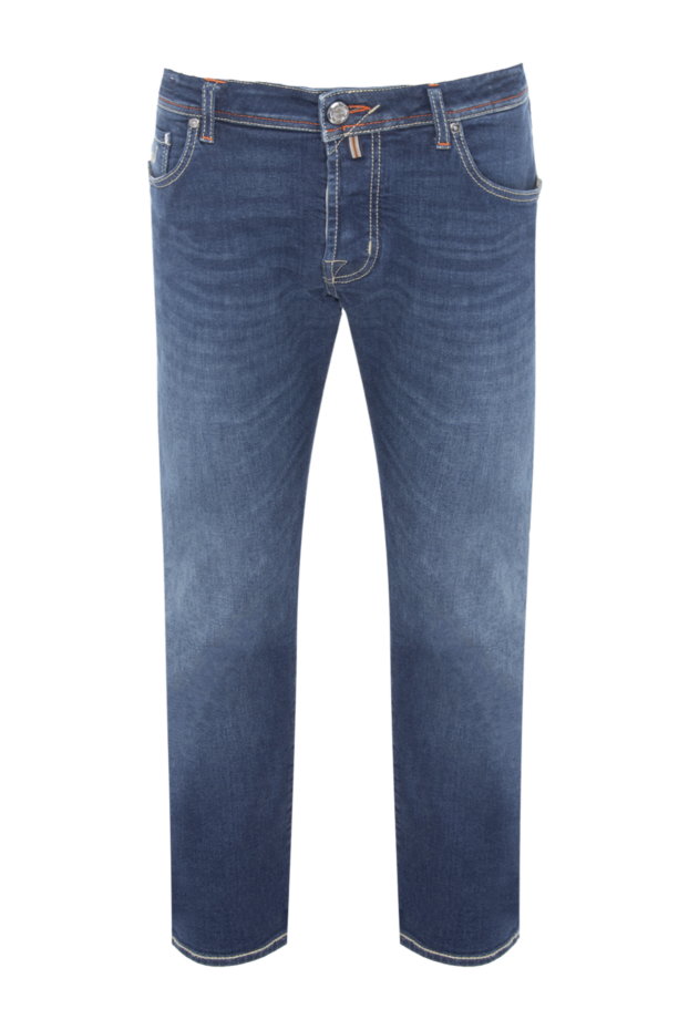 Jacob Cohen blue cotton and viscose jeans for men 166424 - photo 1
