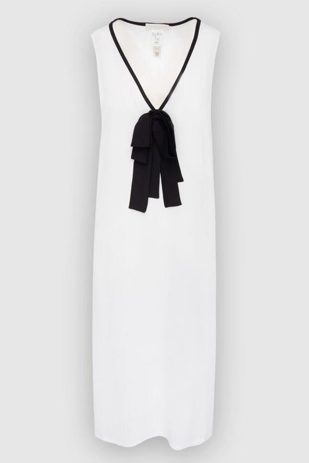 Fabiana Filippi women's blouse-dress with a black bow white 166433 - photo 1