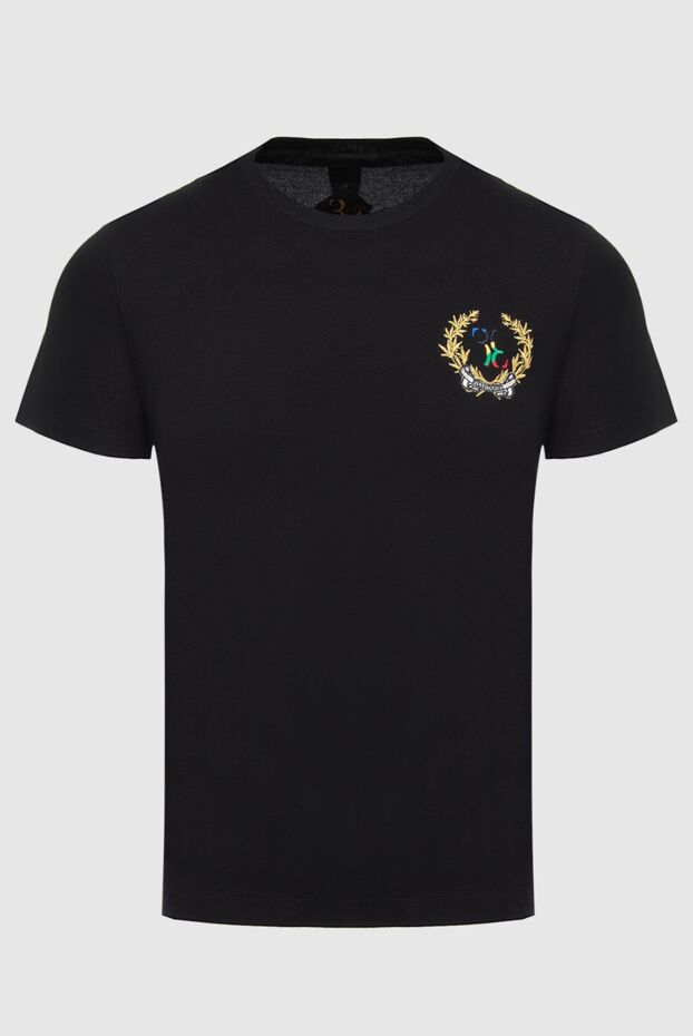 Billionaire black t-shirt with contrasting emblem on the chest
166473 - photo 1