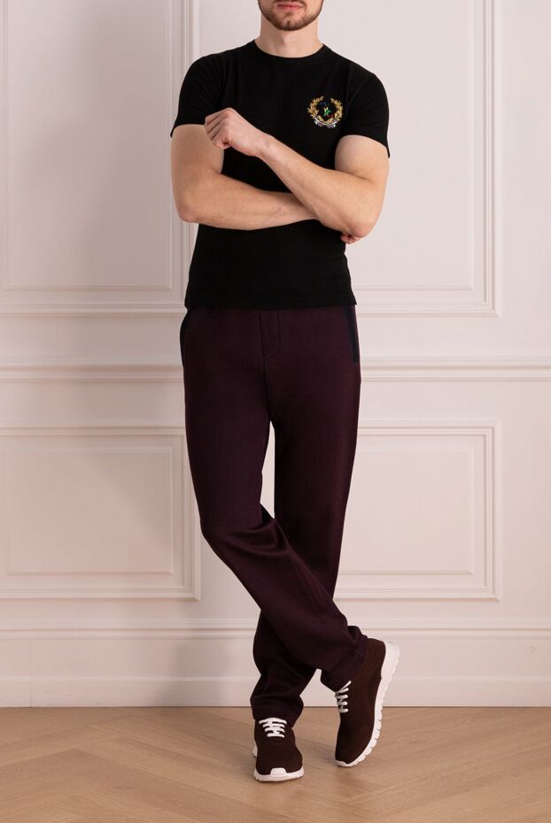 Billionaire black t-shirt with contrasting emblem on the chest
 166473 - photo 2