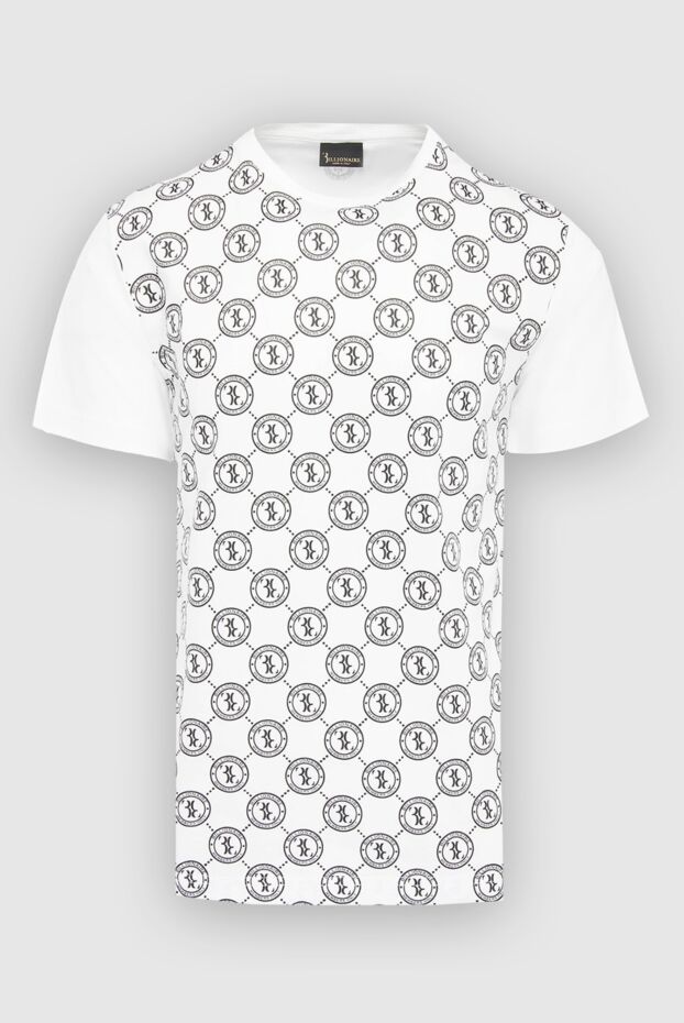 Billionaire men's white cotton t-shirt with contrast monogram print
166485 - photo 1