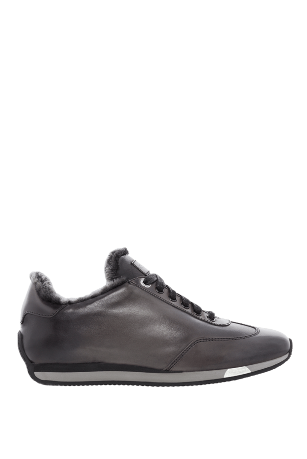 Santoni winter sneakers made of polished leather with inner fur
166719 - photo 1