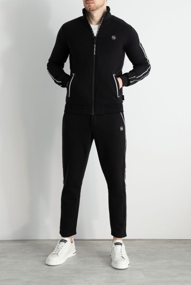 Philipp Plein men’s tracksuit with stand-up collar and contrasting trim 166841 - photo 2