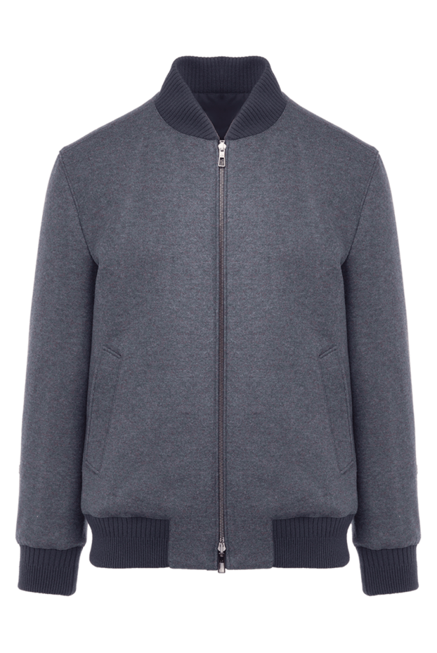 Loro Piana куртка из кашемира и полиамида двухсторонняя синяя мужская 167014 - фото 1