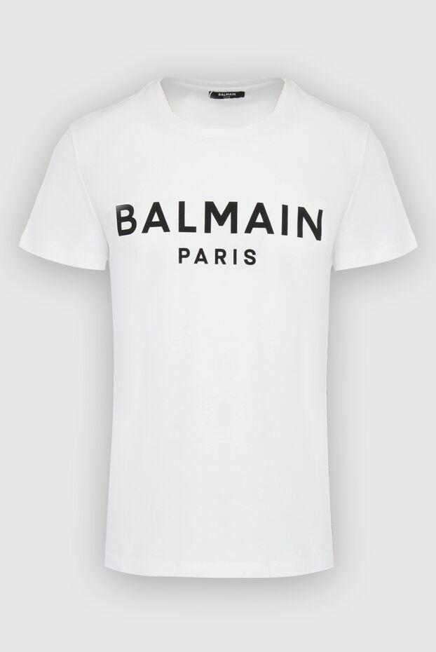 Balmain white cotton t-shirt with black logo
167026 - photo 1