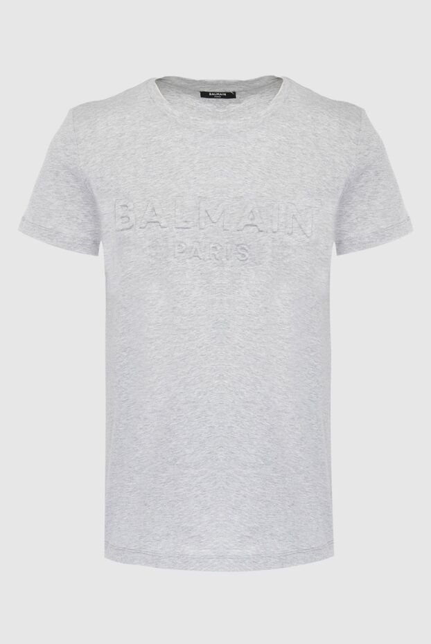 Balmain plain grey t-shirt with embossed brand logo
167047 - photo 1