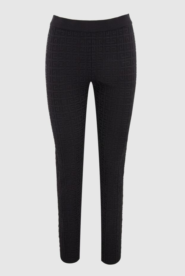Fitted leggings with elastic waist and voluminous jacquard monogram pattern
- photo 1