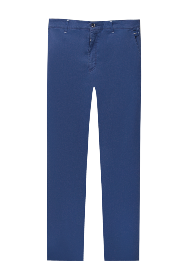 Zilli men's cotton trousers in rich blue
167174 - photo 1