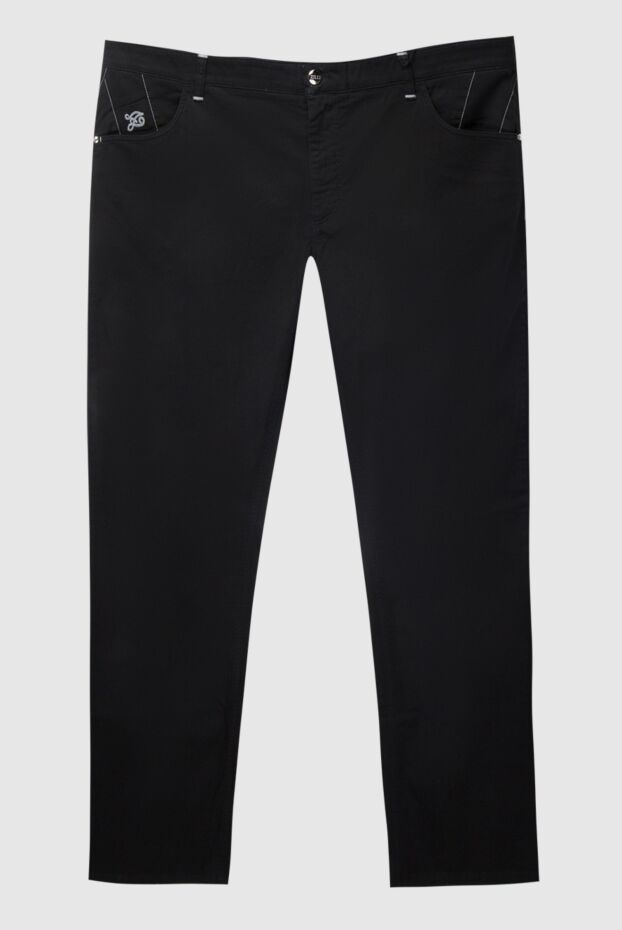 Zilli black cotton and polyacrylic jeans for men 167176 - photo 1