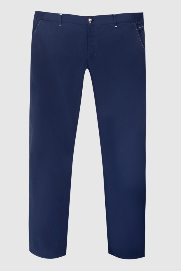 Zilli straight-leg cotton trousers in dark blue with a laconic cut
167189 - photo 1