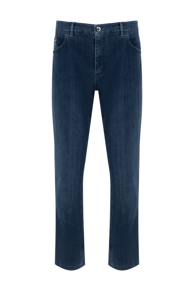 Zilli men's cotton jeans blue with red accents
167247 - photo 1